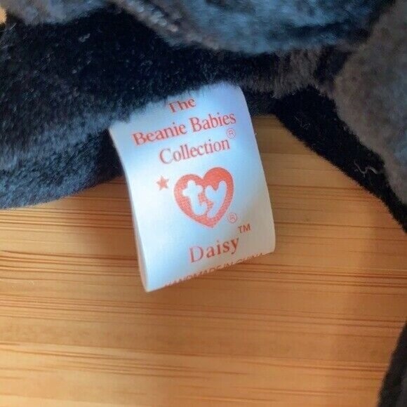Beanie Baby “Daisy” the Cow, 1993 - Black & White, With Tag - Picture 8 of 9